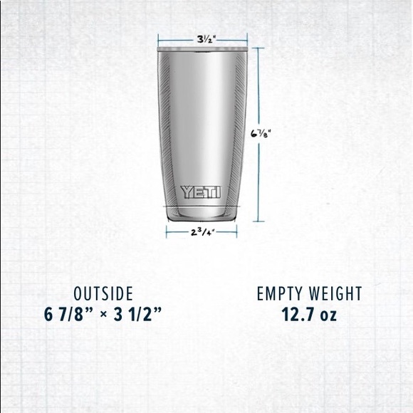 YETI RAMBLER 20oz TUMBLER - Picture 3 of 3